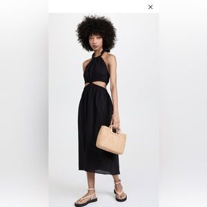 Playa Lucila Cutout High Neck Dress